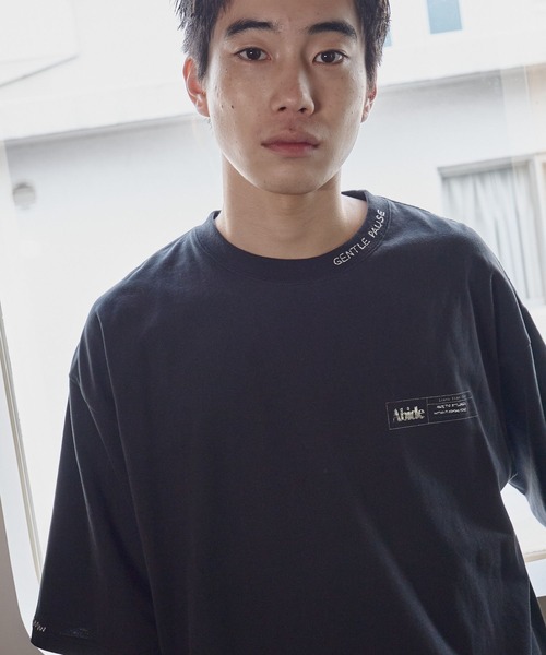 niko and…（ニコアンド） tシャツ ポイントステッチ刺繍Tシャツ