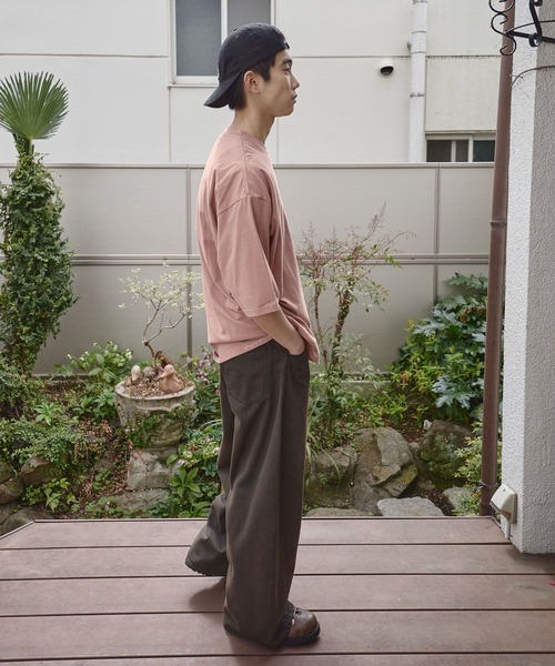 niko and…（ニコアンド） tシャツ ポイントステッチ刺繍Tシャツ