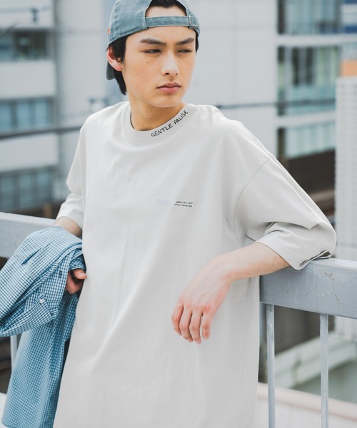niko and…（ニコアンド） tシャツ ポイントステッチ刺繍Tシャツ