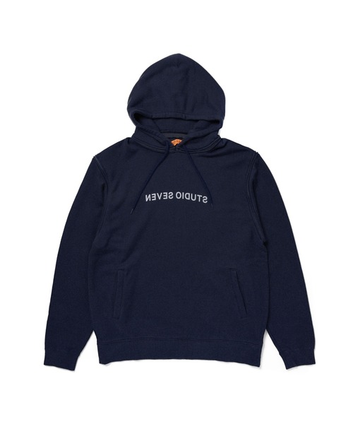 STUDIO SEVEN プルオーバーパーカー LARGE ネイビー メンズ : ZOZOTOWN