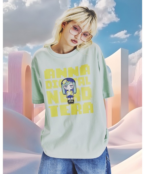 anna sui nyc tシャツ 半袖 TERA Digital Nerd T シャツ レディース