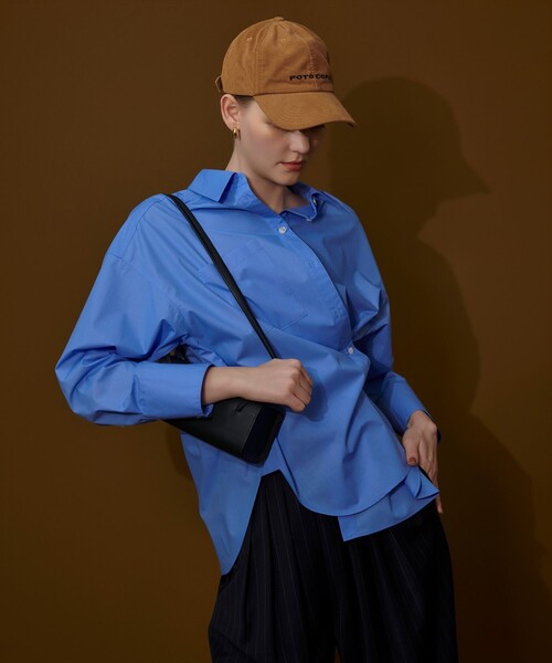 「allureville」 長袖シャツ 2 ブルー レディース_画像3