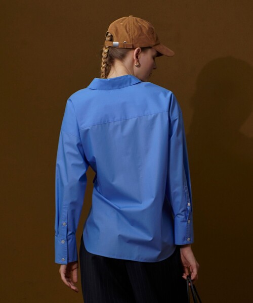 「allureville」 長袖シャツ 2 ブルー レディース_画像5