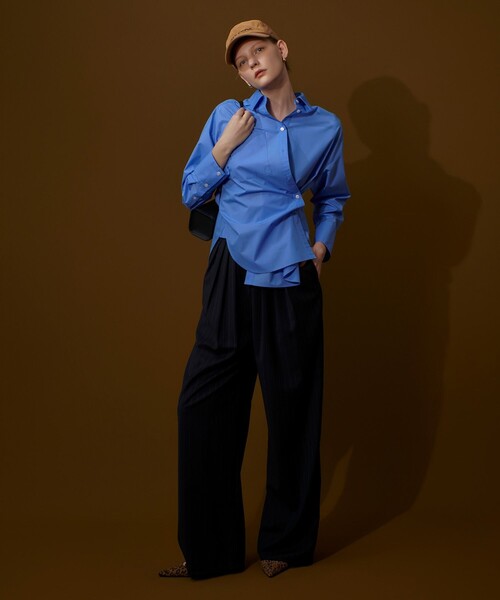 「allureville」 長袖シャツ 2 ブルー レディース_画像6
