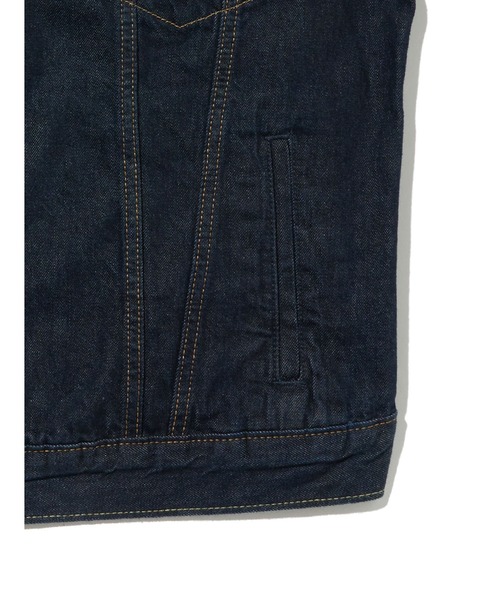 「Levi's」 デニムジャケット X-SMALL ネイビー メンズ_画像6