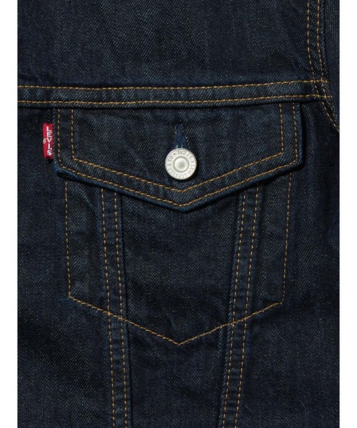 「Levi's」 デニムジャケット X-SMALL ネイビー メンズ_画像7