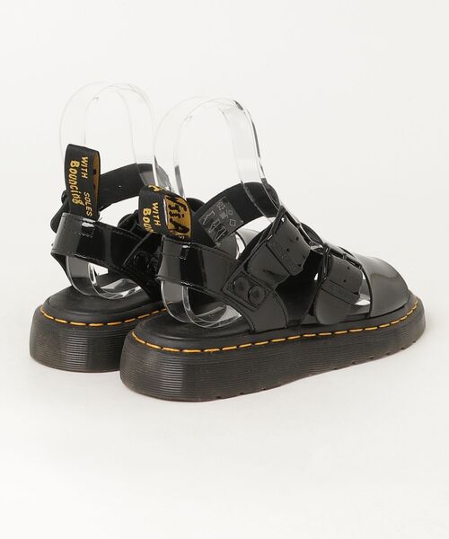「Dr. Martens」 フラットサンダル 5 ブラック レディース | Dr.Martens | 01