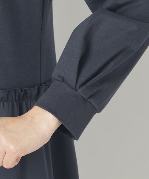 「TO BE CHIC」 長袖ワンピース 40 ダークネイビー レディース_画像6