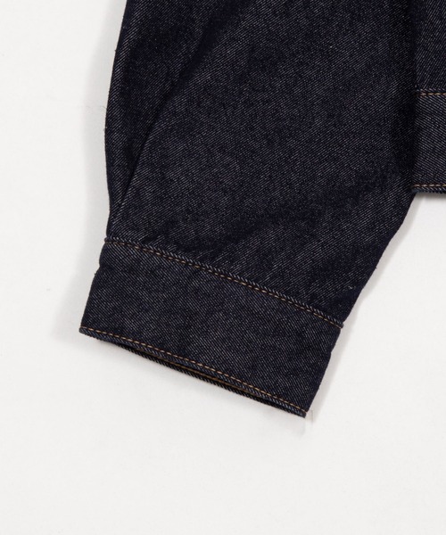 「WEGO」 デニムジャケット MEDIUM インディゴブルー メンズ_画像6