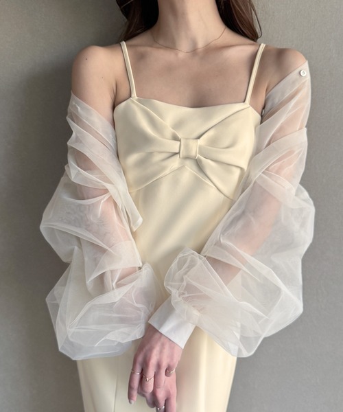 「junoah」 キャミソールワンピース X-LARGE ブラック レディース_画像6