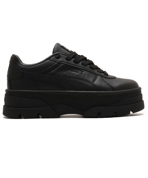 「PUMA」 ローカットスニーカー 23.5cm ブラック レディース_画像2