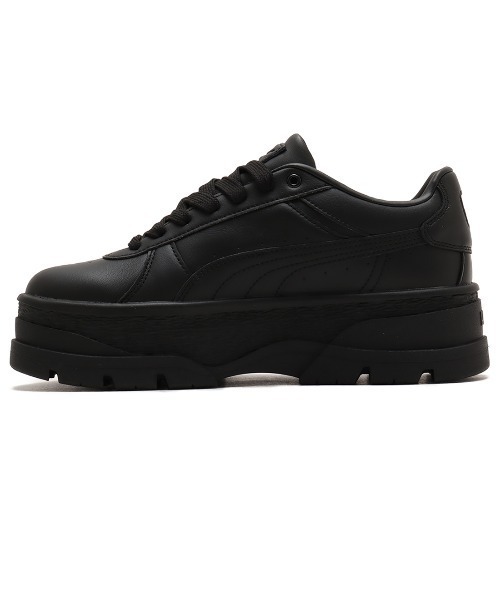 「PUMA」 ローカットスニーカー 23.5cm ブラック レディース_画像3