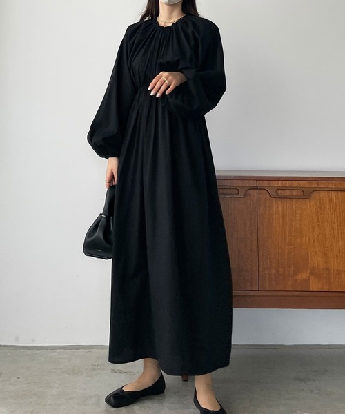 「Louere」 長袖ワンピース MEDIUM ホワイト レディース_画像2
