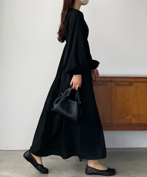 「Louere」 長袖ワンピース MEDIUM ホワイト レディース_画像4