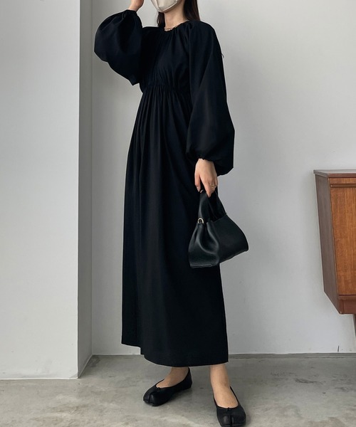 「Louere」 長袖ワンピース MEDIUM ホワイト レディース_画像5