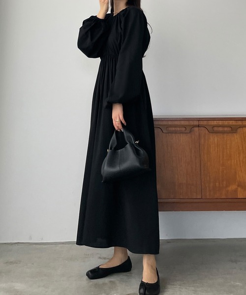 「Louere」 長袖ワンピース MEDIUM ホワイト レディース_画像6