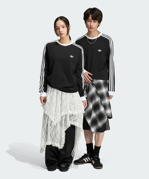 adidas（アディダス） adidas tシャツ スリーストライプス ロング