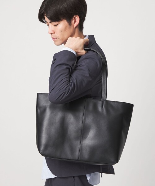 GGパターン エコバッグ 黒 green label relaxing（グリーンレーベルリラクシング） トートバッグ