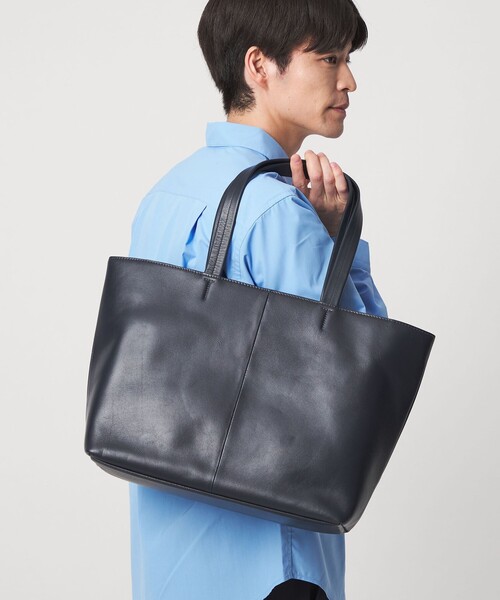 グリーンレーベルリラクシング ファンクショナル レザートートバッグ ネイビー green label relaxing（グリーンレーベルリラクシング） トートバッグ