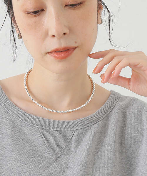 Ericka Nicolas Begay ナバホパールネックレス SV925 ERICKA NICOLAS BEGAY（エリッカ ニコラス ビゲイ） ネックレス ナバホ