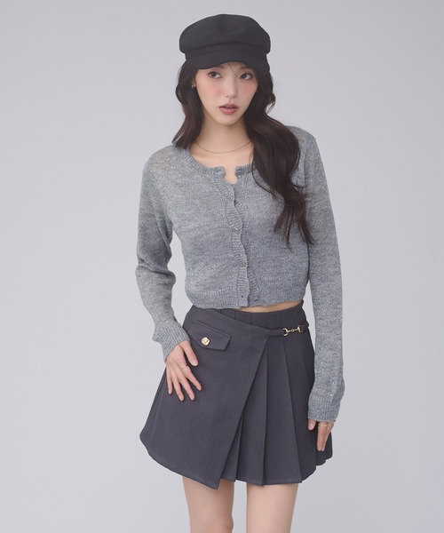 Ambre Neige（アンブルネージュ） カーディガン sequins knit ensemble
