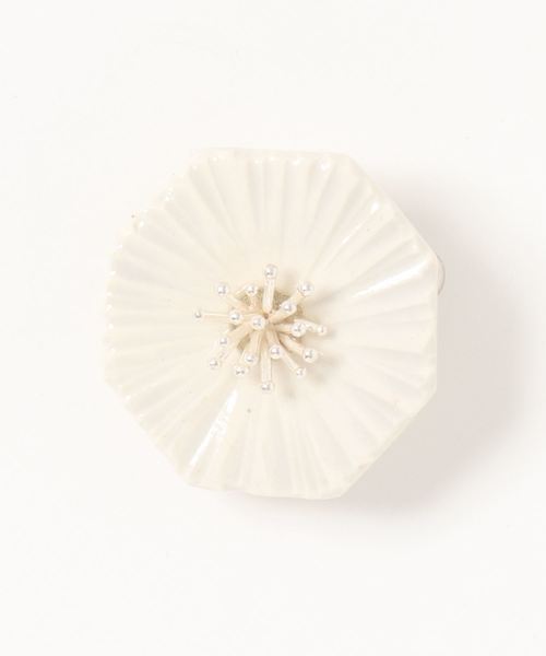ブローチ 花のbroach(ミヤコワスレ)アイスカラー