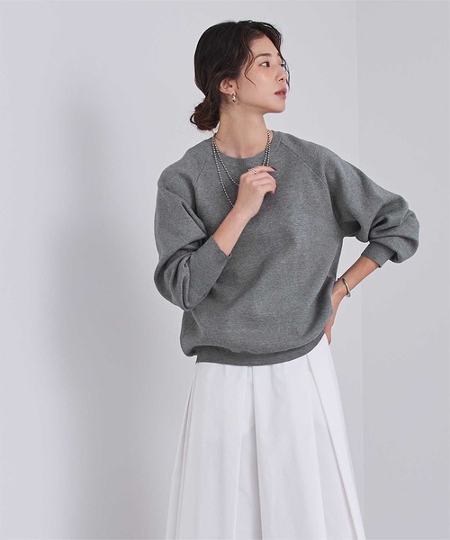 UNITED ARROWS スウェットライク ニット スウェットライク ニット
