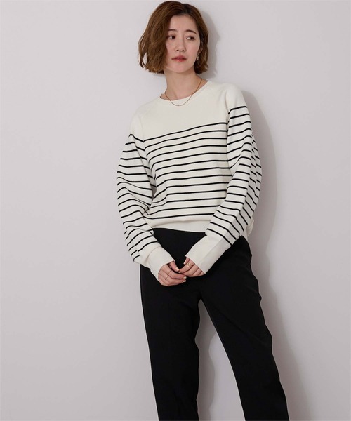 ur's（ユアーズ） ニット セーター スウェットライクニット レディース