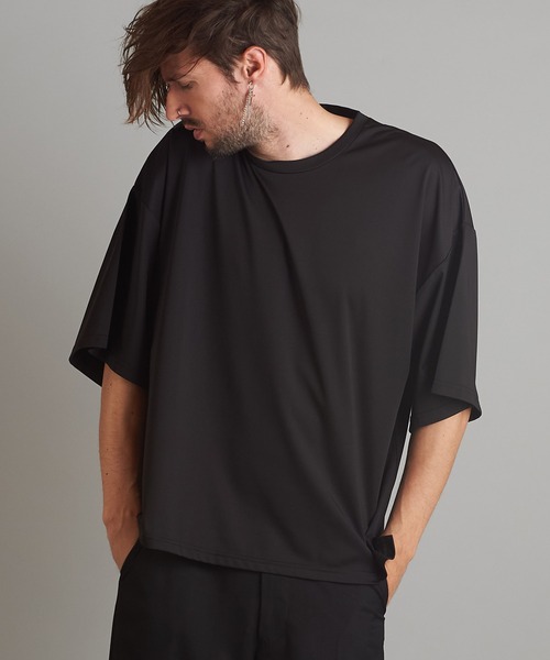 NO ID.（ノーアイディー） tシャツ 「NO ID.」Drop Shoulder Drape Big