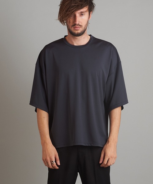 NO ID.（ノーアイディー） tシャツ 「NO ID.」Drop Shoulder Drape Big