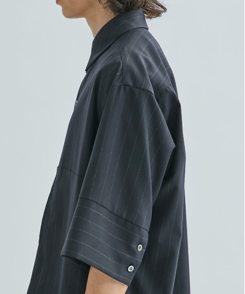 UJOH（ウジョー） 七分袖 シャツ STUDIOUS別注 SHIRT メンズ