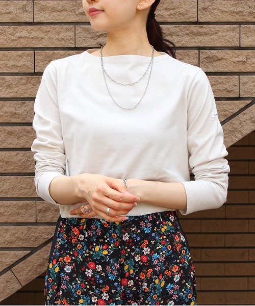 Orcival 長袖ストライプTシャツ サイズ2 エクリュ/ブラック 楽天市場】ORCIVAL（Tシャツ・カットソー｜トップス
