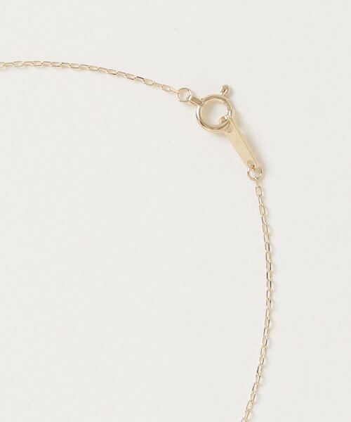 ネックレス K10イエローゴールド ガーネット ネックレス レディースの画像