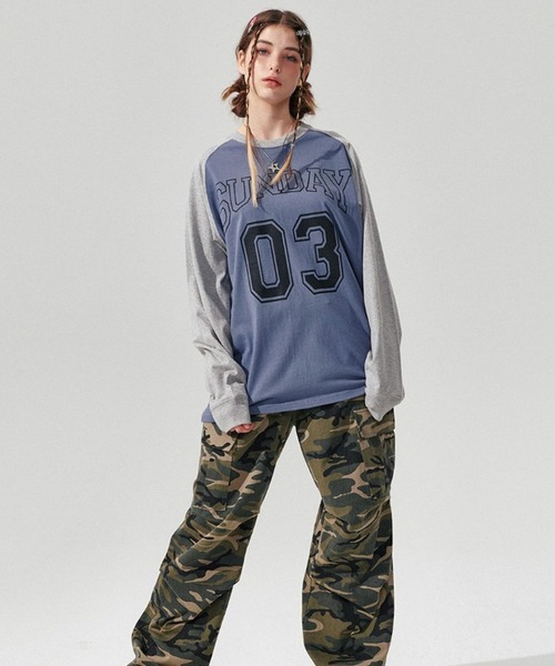 tシャツ WONDER VISITOR／SUNDAYラグラン長袖T 2982982 レディース WONDER VISITOR tシャツ VISITOR／SUNDAYラグラン長袖T 2982982