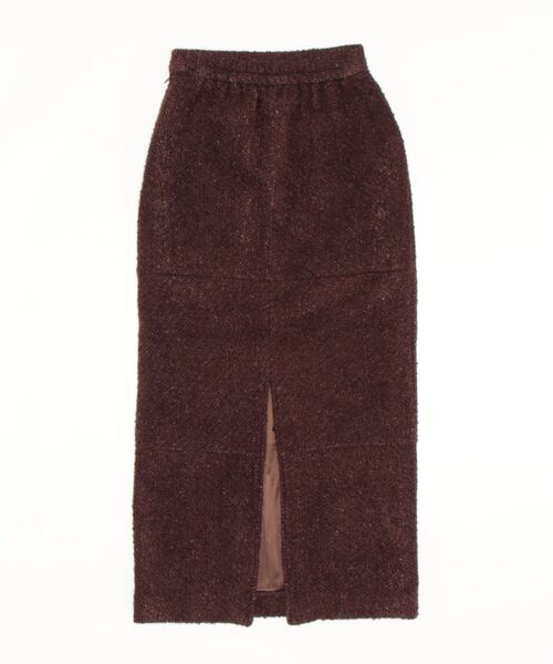 スカート Ameri VINTAGE GLITTER TWEED I LINE SKIRT セール】GLITTER TWEED I LINE SKIRT（スカート）｜Ameri