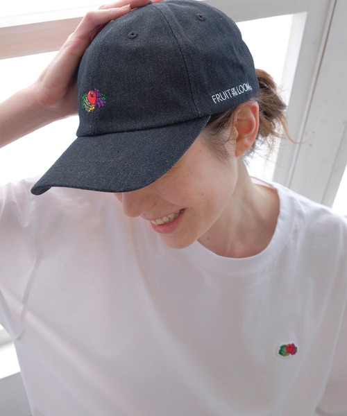 FRUIT OF THE LOOM キャップ 帽子 LOGO EMB デニム LOW CAP