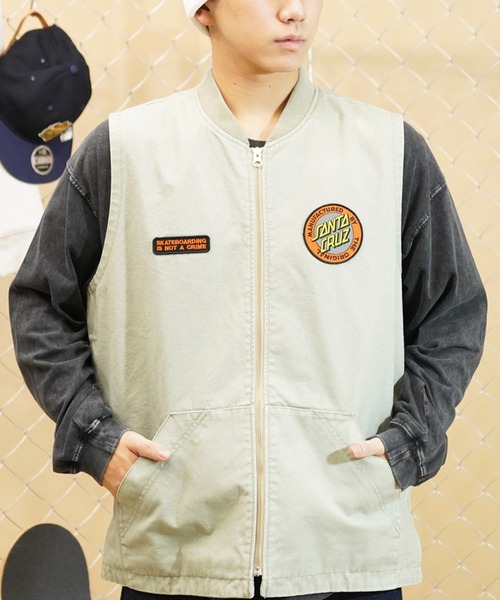 SANTA CRUZ ベスト ジレ 「ムラサキスポーツ限定」SANTACRUZ