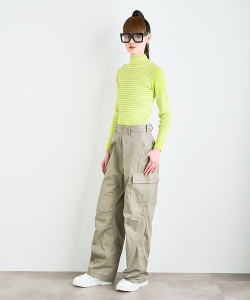 hyein seo(ヘインソ) HELIX LONG SLEEVE シアーカットソー レディース