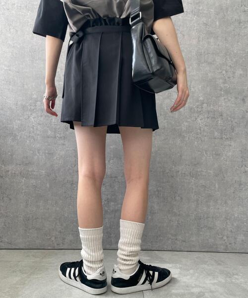 WEGO（ウィゴー） スカート WEGO/プリーツラップスカート付きショート