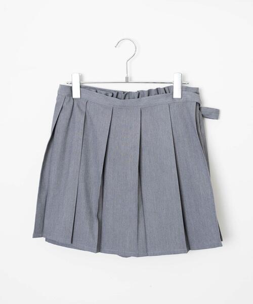 WEGO スカート WEGO/プリーツラップスカート付きショートパンツ