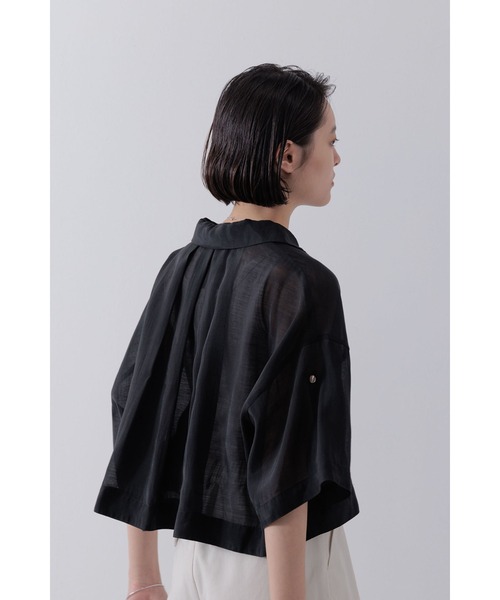 Limue ブラウス シャツ シアクロップドシャツ レディース