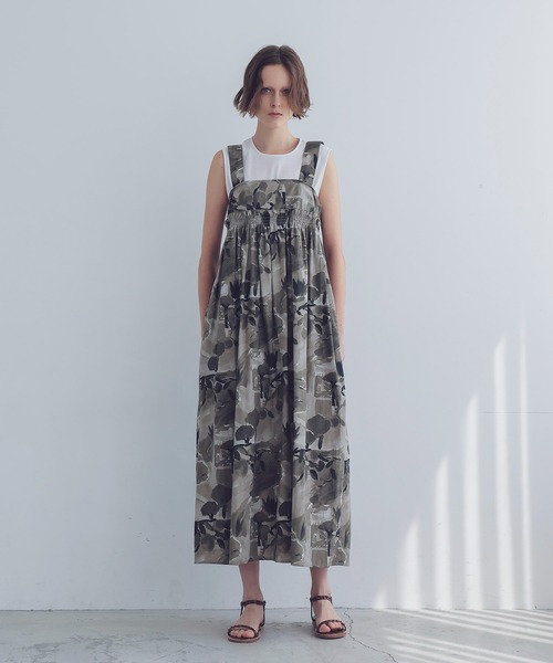 DRESSLAVE（ドレスレイブ） ワンピース landscape print dress(総柄