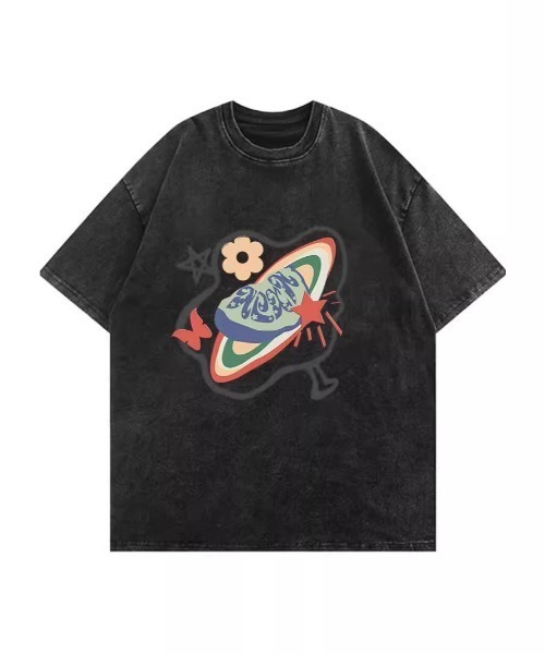 DEVICE（デバイス） tシャツ リゾート グラフィック ピグメント 韓国