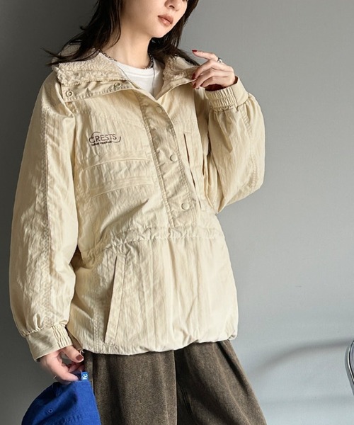 Java ブルゾン アウター ジャバコラボ」主役を飾る大人レトロ配色。裏