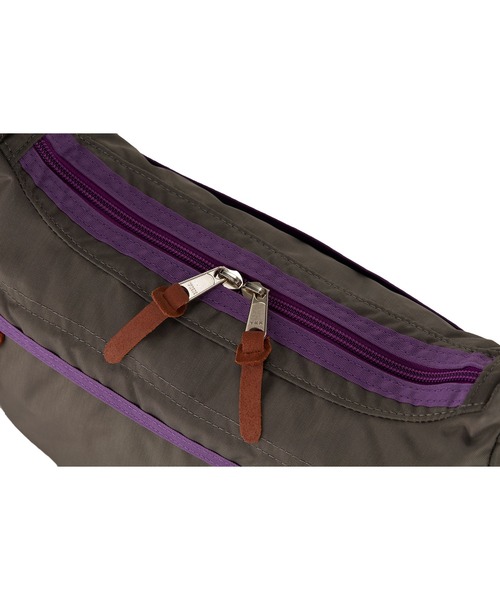 ショルダーバッグ サッチェルS SATCHEL S グレー/パープル メンズ レディース