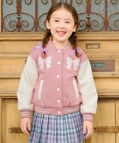 ANY（エニィ） スタジャン アウター リボンスタジャン キッズ 子供服