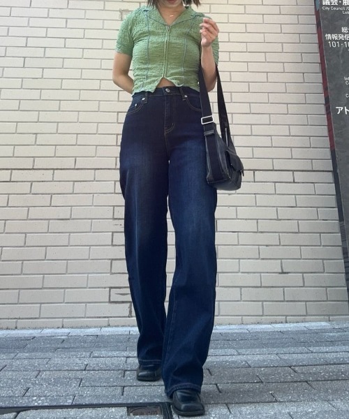 NAVY JEANS レディース デニムパンツ nAvy 毎日はきたくなるデニム「マイデニ」 スリムストレート