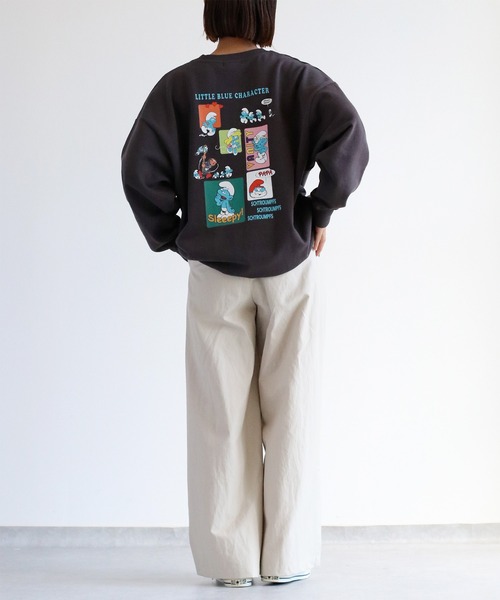 cepo（セポ） トレーナー スウェット 「SMURFS/スマーフ」クルーネック