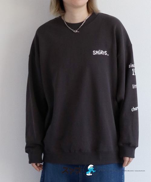 cepo（セポ） トレーナー スウェット 「SMURFS/スマーフ」クルーネック