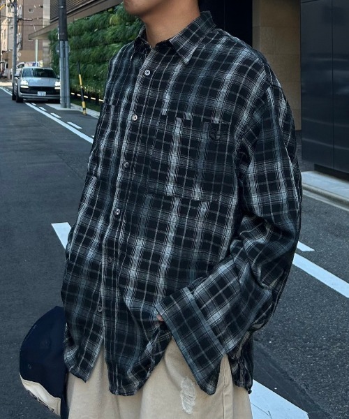 NOMANUAL シャツ 「NOMANUAL」O.D CHECK SHIRT メンズ